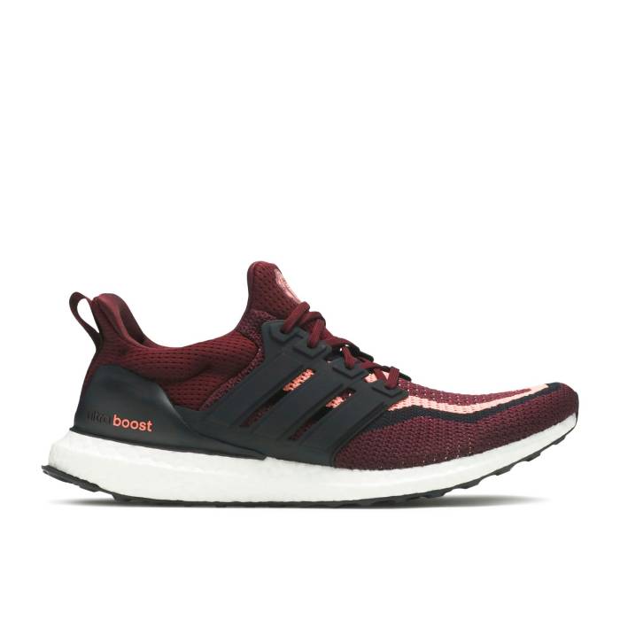 アディダス Adidas 【 Manchester United X Ultraboost Dna \u0027Football Pack\u0027 Men Maroon/Core Black/Sun Glow 】 ユナイテッド メンズ マルーン 中核グループ 黒いこと 黒いこと