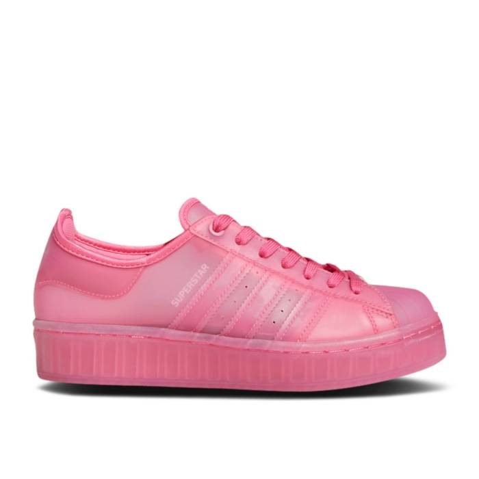 アディダス Adidas 【 Wmns Superstar Jelly emi Solar Pink Women Semi Solar Pink/Semi Solar Pink/Cloud White 】 Superstar スーパースター レディース pink ピンク 白色 ホワイト