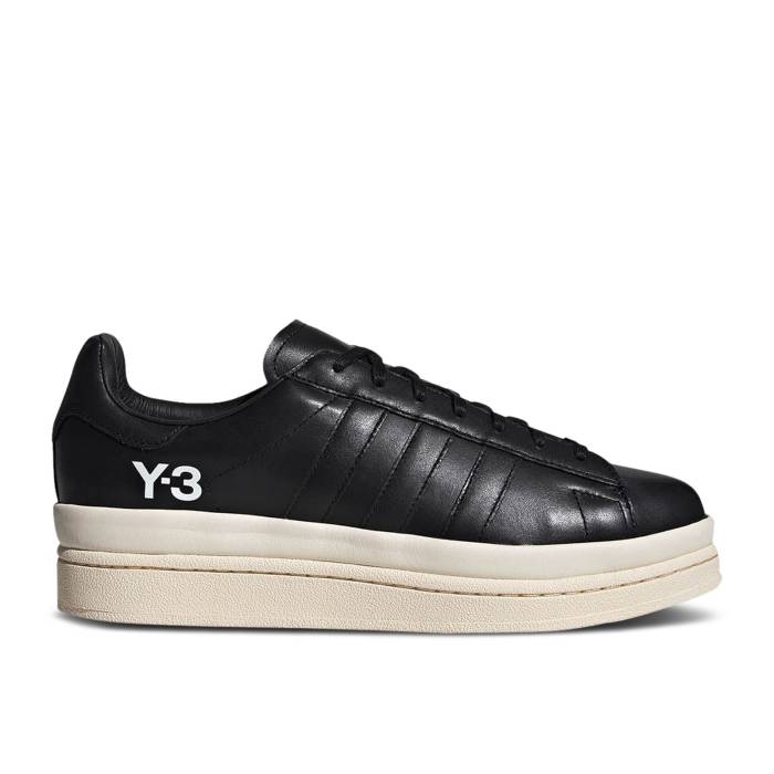 アディダス Adidas 【 Y-3 Hicho Core Black Men Core Black/Core Black/Core White 】 メンズ コア 黒色 ブラック 白色 ホワイト