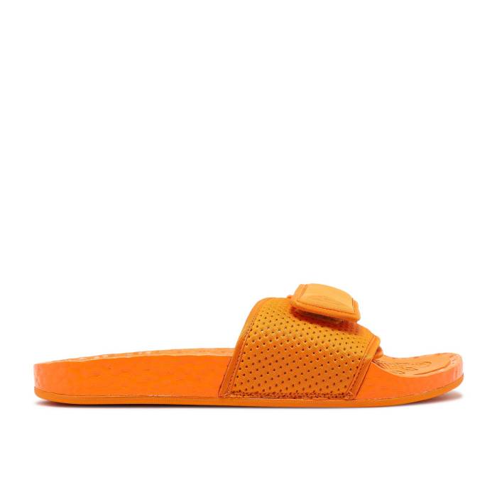 アディダス Adidas 【 Pharrell X Boost Slides Bright Orange Men Bright Orange/Bright Orange/Bright Orange 】 ブースト メンズ orange 橙・オレンジ