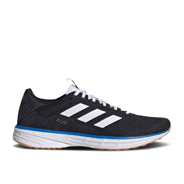 アディダス Adidas 【 Noah X Sl20 \u0027Black\u0027 Men Core Black/Core White/Blue 】 メンズ 中核グループ 黒いこと 黒いこと 白いこと 白いこと 青碧 青色 メンズ靴-スニーカー-靴