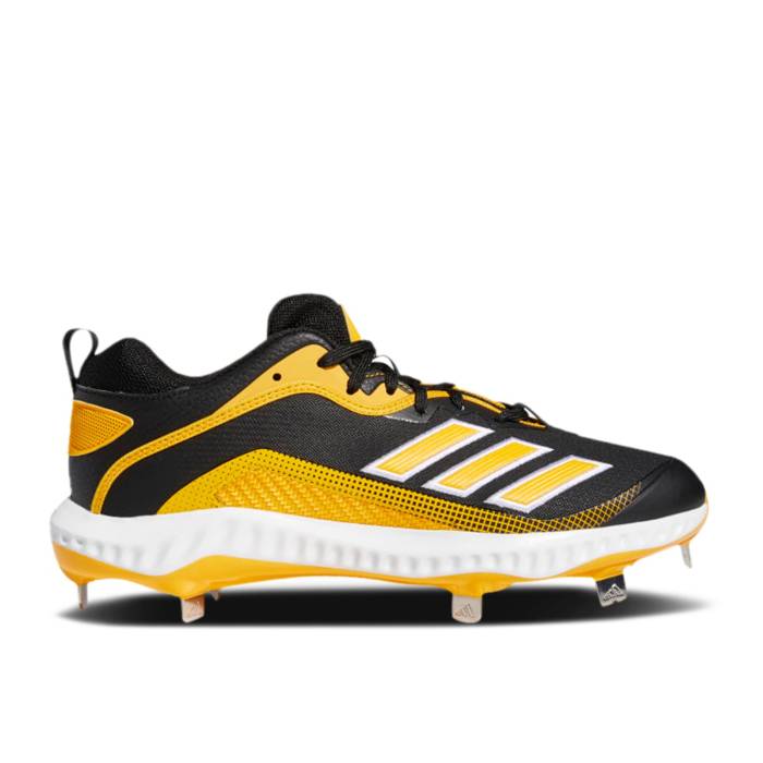 アディダス Adidas 【 Icon 6 Bounce \u0027Black College Gold\u0027 Men Core Black/Team College Gold/Cloud White 】 アイコン バウンス 分科大学 メンズ 中核グループ 黒いこと 黒いこと Team 野球クラブ 分科大学 ゴールド 白いこと 白いこと