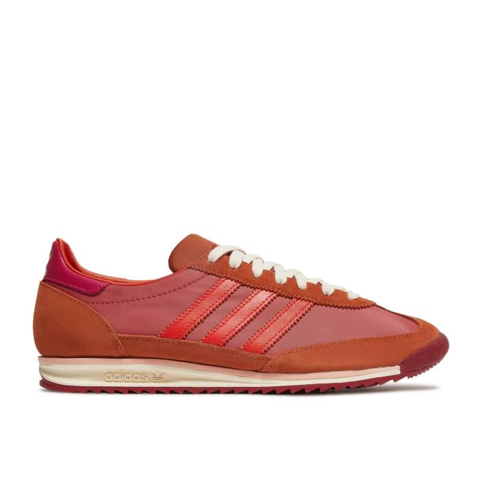 アディダス Adidas 【 Wales Bonner X Sl72 Trace Pink Maroon Men Trace Pink/Collegiate Orange/Maroon 】 pink ピンク メンズ pink ピンク orange 橙・オレンジ マルーン