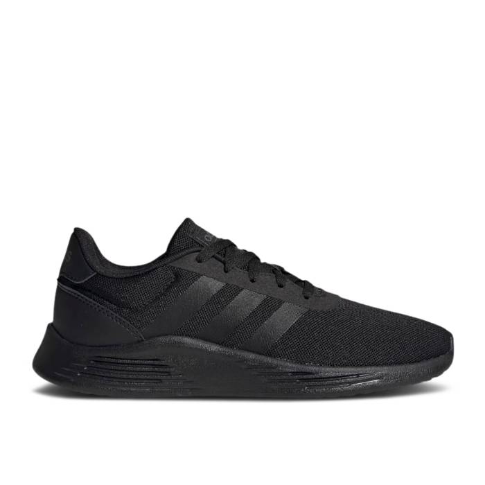 アディダス Adidas 【 Lite Racer 2.0 J 'Triple Black' Youth Core Black/Core Black/Grey 】 ライト ジュニア キッズ コア 黒色 ブラック 灰色 グレー｜スニケス