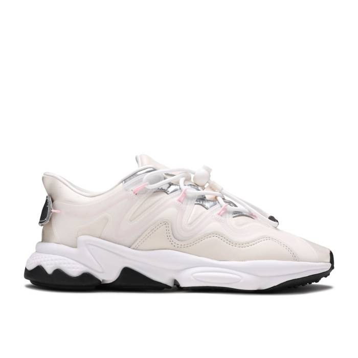 アディダス Adidas 【 Wmns Ozweego Plus \u0027Chalk White Pink\u0027 Women Chalk White/Clear Pink/Silver Metallic 】 白いこと 白いこと レディース 白いこと 白いこと pink サクラ色 Silver しろがね色・しろがね色