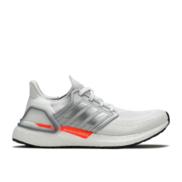 アディダス Adidas 【 Nasa X Wmns Ultraboost 20 'Silver Metallic' Women Cloud White/Silver Metallic/Fresh Candy 】 靴 レディース靴 スニーカー レディース 白色 ホワイト Silver 銀色・シルバー フレッシュ画像