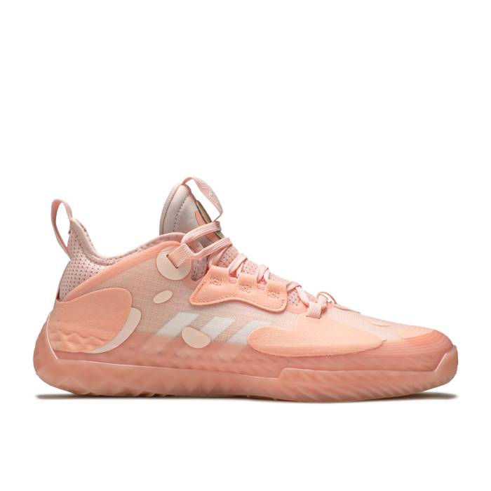 アディダス Adidas 【 Harden Vol. 5 \u0027Icey Pink\u0027 Men Icey Pink/Cloud White/Glow Pink 】 ハーデン メンズ pink サクラ色 白いこと 白いこと