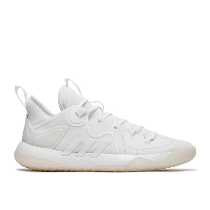 アディダス Adidas 【 Harden Stepback 2 \u0027Triple White\u0027 Men Cloud White/Crystal White/Cloud White 】 ハーデン 足取りうしろ側 メンズ 白いこと 白いこと