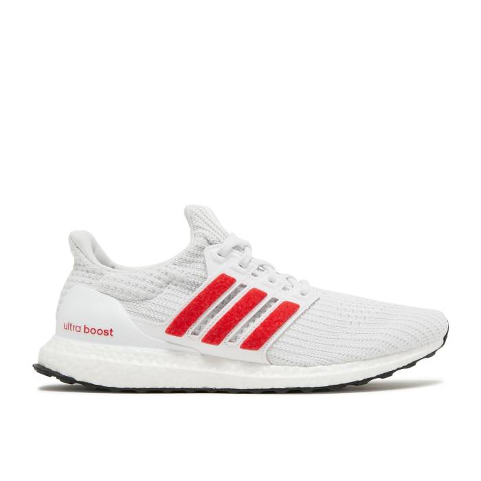 アディダス Adidas 【 Ultraboost 4.0 Dna \u0027White Scarlet\u0027 Men Cloud White/Scarlet/Core Black 】 メンズ 白いこと 白いこと 中核グループ 黒いこと 黒いこと