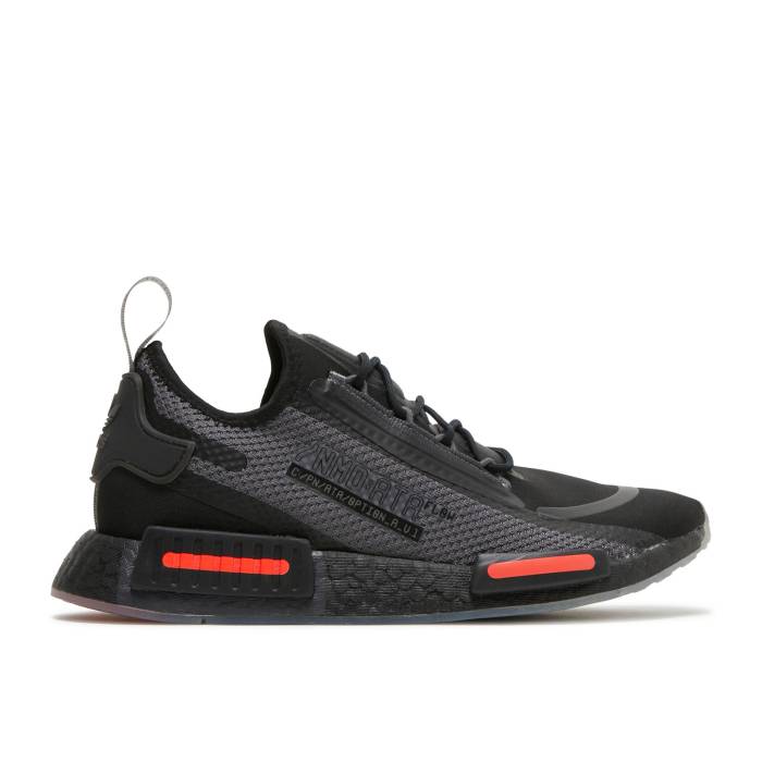 アディダス Adidas 【 Nmd_R1 Spectoo 'Black Solar Red' Men Core Black/Grey Five/Solar Red 】 メンズ コア 黒色 ブラック 灰色 グレー Red 赤・レッド|スニケス