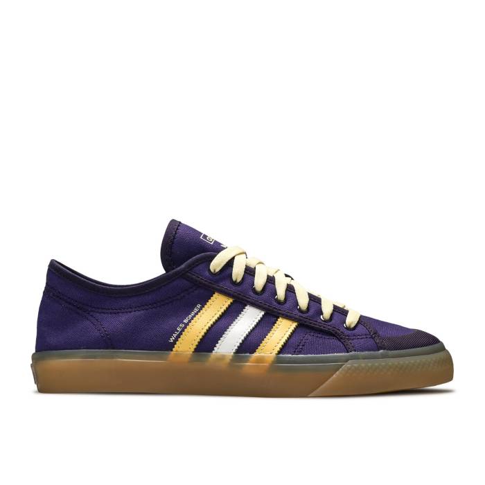 アディダス Adidas 【 Wales Bonner X Nizza Low \u0027Unity Purple\u0027 Men Unity Purple/Yellow/Gold Metallic 】 メンズ Purple 紫・パープル yellow 黄味がかった・黄色 ゴールド