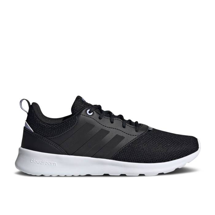 アディダス Adidas 【 Wmns Qt Racer 2.0 \u0027Black Violet Tone\u0027 Women Core Black/Core Black/Violet Tone 】 紫・相撲取り草 レディース 中核グループ 黒いこと 黒いこと 紫・相撲取り草