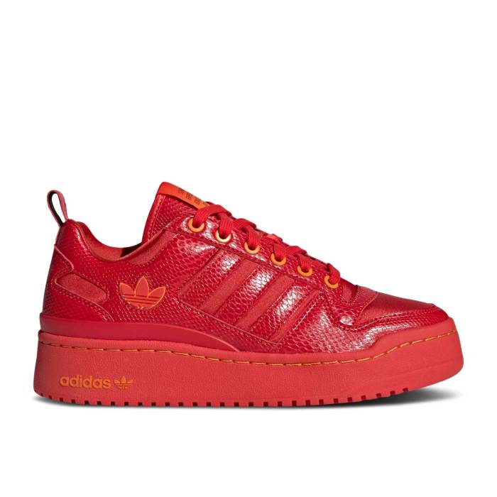 アディダス Adidas 【 S.e.e.d. X Wmns Forum Bold \u0027Red\u0027 Women Red/Red/Bright Orange 】 討論会 レディース Red 赤・赤いこと orange 橙・オレンジ色