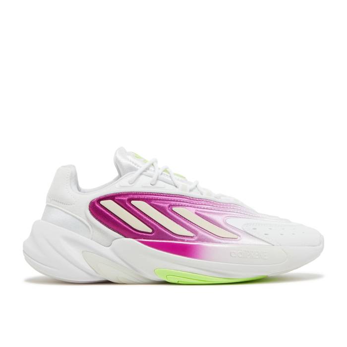アディダス Adidas 【 Wmns Ozelia \u0027Cloud White Purple\u0027 Women Cloud White/Wonder White/Signal Green 】 白いこと 白いこと レディース 白いこと 白いこと green 緑・緑であること