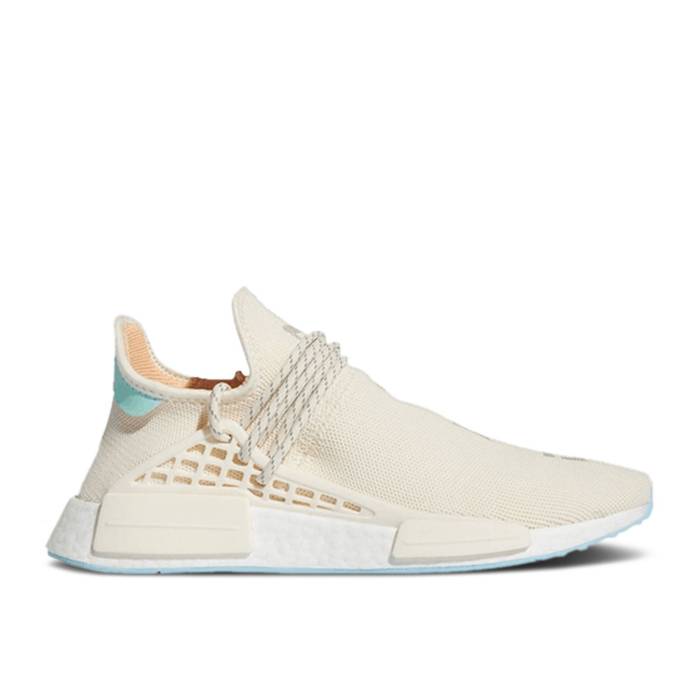 アディダス Adidas 【 Pharrell X N.e.r.d. X Nmd Human Race \u002720Th Anniversary\u0027 Sample Men Chalk White/Glow Orange/Clear Mint 】 NMD メンズ 白いこと 白いこと orange 橙・オレンジ色