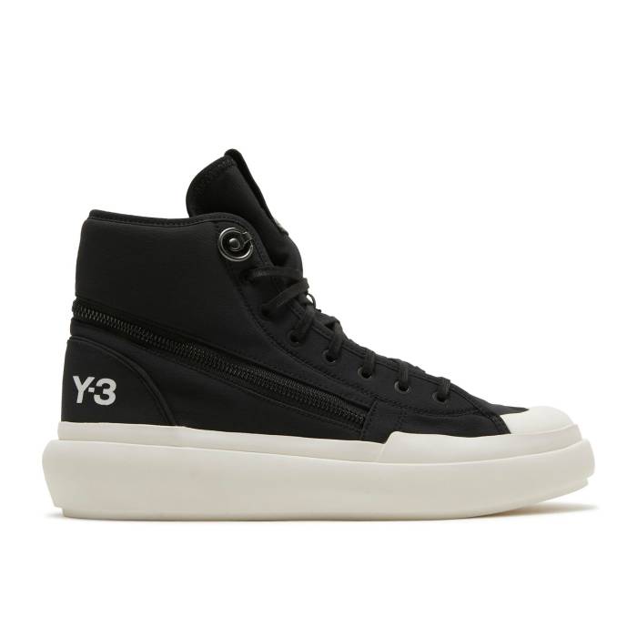 アディダス Adidas 【 Y-3 Ajatu Court High 'Black White' Men Black/Black/Core White 】 コート ハイ メンズ 黒色 ブラック コア 白色 ホワイト
