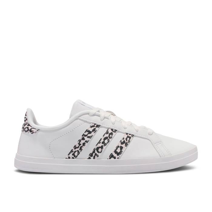 アディダス Adidas 【 Wmns Courtpoint \u0027Leopard\u0027 Women White 】 レディース 白いこと 白いこと