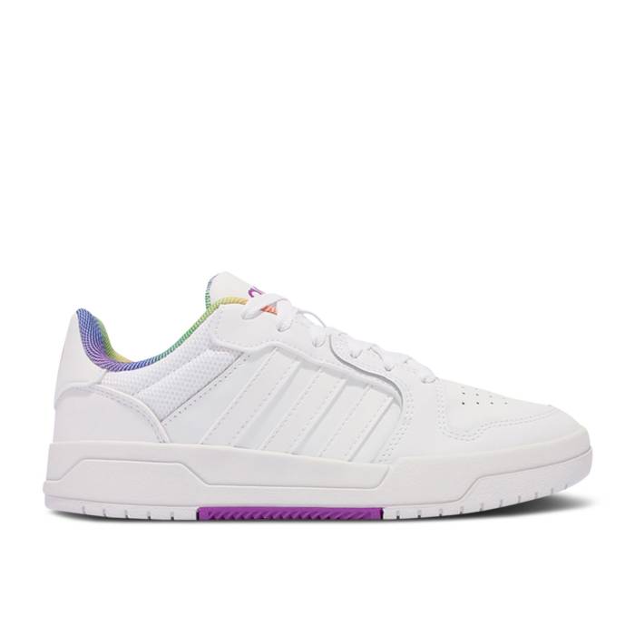 アディダス Adidas 【 Wmns Entrap \u0027Pride\u0027 Women Cloud White/Cloud White/Grey Two 】 レディース 白いこと 白いこと 薄墨色 薄墨色