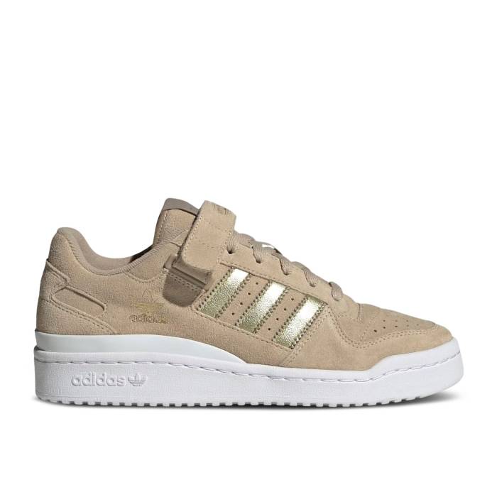 アディダス Adidas 【 Wmns Forum Low 'Beige Tone Matte Gold' Women Beige Tone/Cloud White/Matte Gold 】 フォーラム レディース ベージュ 白色 ホワイト ゴールド
