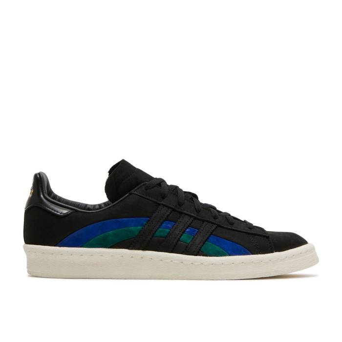 アディダス Adidas 【 Book Works X Campus 80S Jazz Men Core Black/Bold Blue/Collegiate Green 】 キャンパス メンズ コア 黒色 ブラック 青色 ブルー green 緑・グリーン