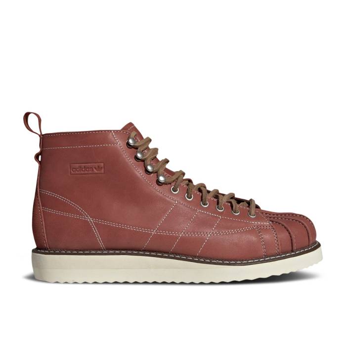 アディダス Adidas 【 Superstar Boot Wild Sepia Men Wild Sepia/Off White/Brown 】 Superstar スーパースター ブーツ メンズ wild ワイルド 白色 ホワイト 茶色 ブラウン