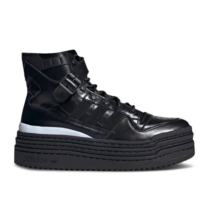 アディダス Adidas 【 Afropunk X Triple Platforum High \u0027Black White\u0027 Men Core Black/Core Black/Cloud White 】 御機嫌 メンズ 中核グループ 黒いこと 黒いこと 白いこと 白いこと