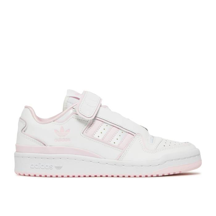 アディダス Adidas 【 Wmns Forum Plus \u0027White Clear Pink\u0027 Women Cloud White/Clear Pink/Cloud White 】 討論会 レディース 白いこと 白いこと pink さくら色