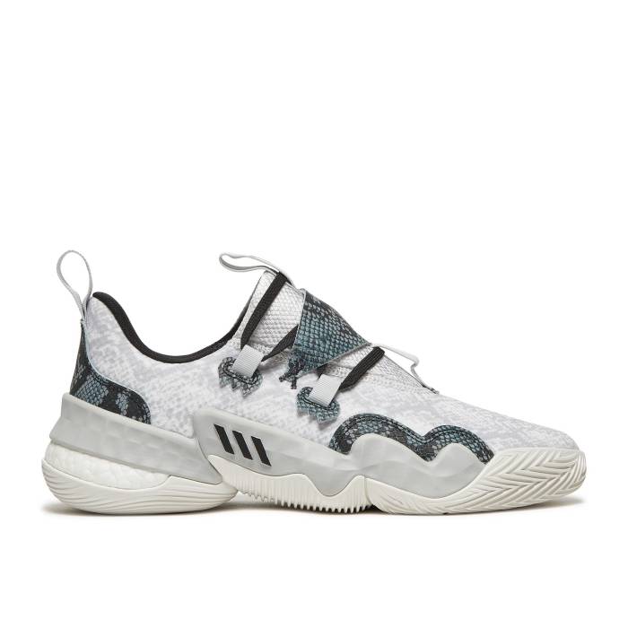 アディダス Adidas 【 Trae Young 1 \u0027Snakeskin\u0027 Men Light Solid Grey/Crystal White/Core Black 】 メンズ 益荒男 薄墨色 薄墨色 白いこと 白いこと 中核グループ 黒いこと 黒いこと