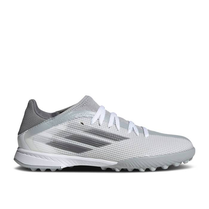 アディダス Adidas 【 X Speedflow.3 Tf J \u0027White Solar Red\u0027 Youth Cloud White/Iron Metallic/Solar Red 】 御坊っちゃん キッズ 白いこと 白いこと Red 赤・赤いこと