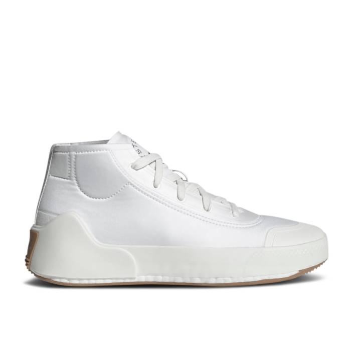 アディダス Adidas 【 Stella Mccartney X Wmns Treino Mid \u0027White Gum\u0027 Women Cloud White/Off White/Pearl Rose 】 ミッド レディース 白いこと 白いこと パール Rose サクラ色