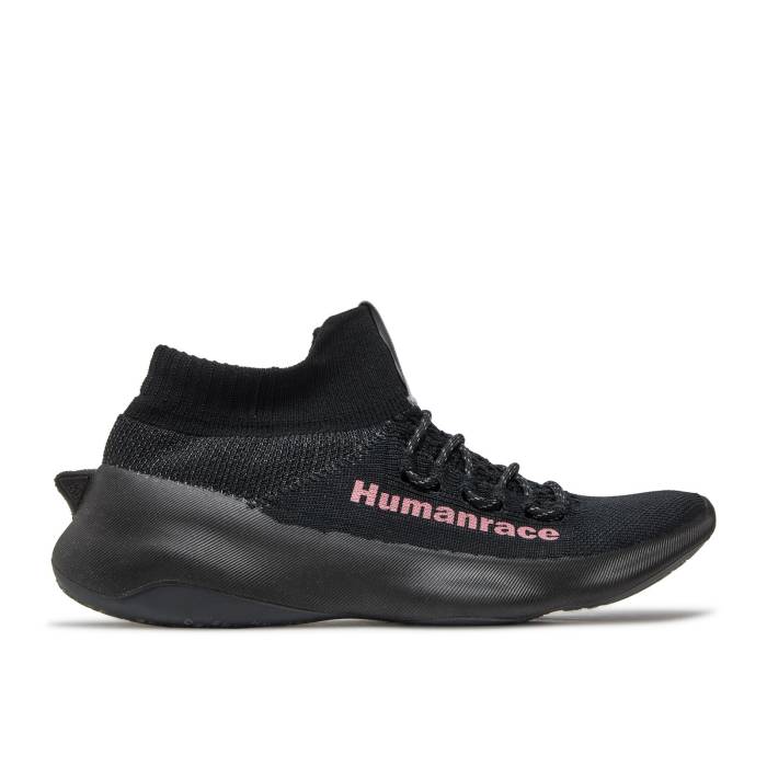 アディダス Adidas 【 Pharrell X Human Race Sichona \u0027Black Shock Pink\u0027 Men Shock Pink/Core Black/Frozen Yellow 】 ぼうぜん自失 メンズ ぼうぜん自失 pink サクラ色 中核グループ 黒いこと 黒いこと yellow 黄味がかった・黄み メンズ靴-靴-スニーカー
