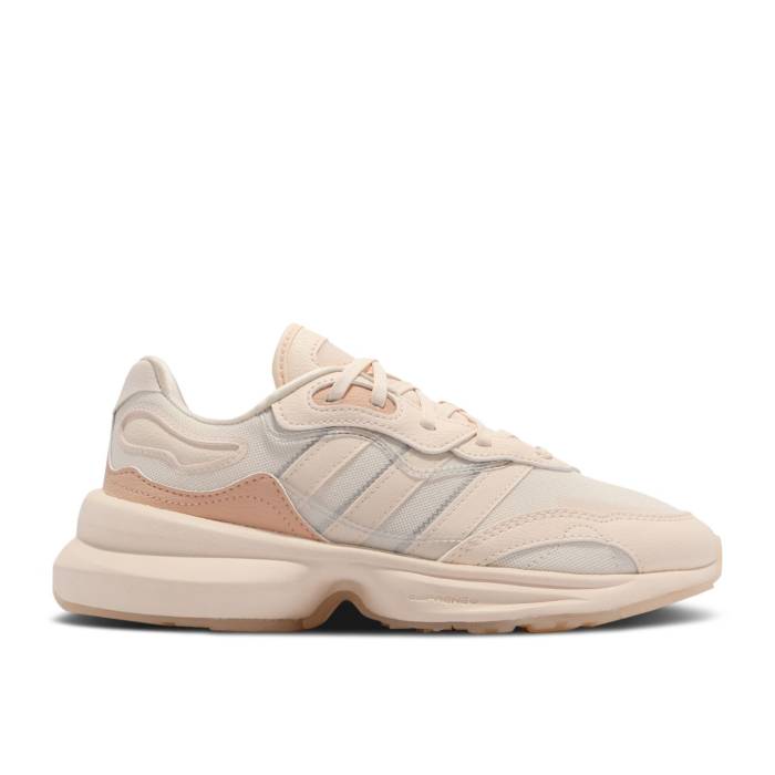 アディダス Adidas 【 Wmns Zentic \u0027Wonder White Halo Blush\u0027 Women Wonder White/Wonder White/Halo Blush 】 白いこと 白いこと レディース 白いこと 白いこと