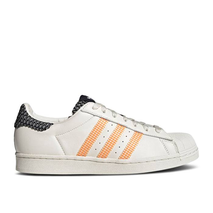 アディダス Adidas 【 Superstar 'Off White Orange Rush' Men Cloud White/Off White/Orange Rush 】 Superstar スーパースター 白色 ホワイト orange 橙・オレンジ メンズ 白色 ホワイト orange 橙・オレンジ rush ラッシュ｜スニケス