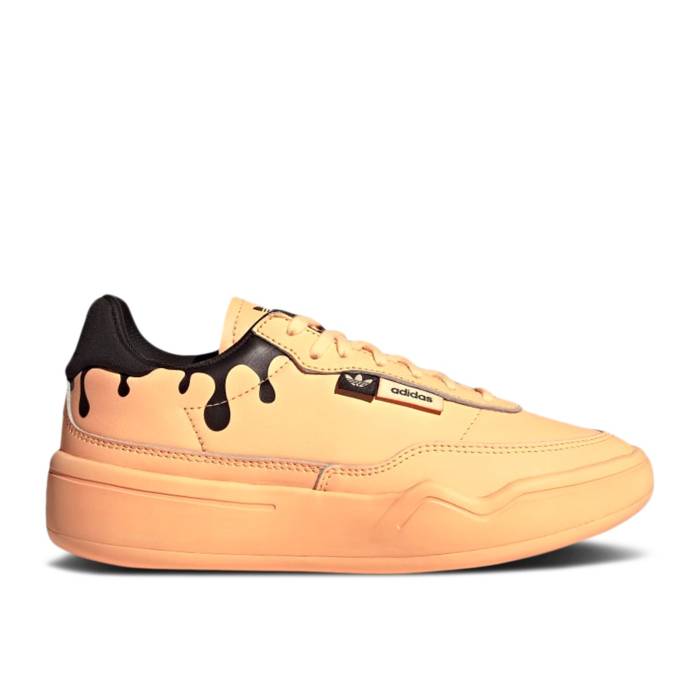アディダス Adidas 【 Wmns Her Court 'Paint Drip - Acid Orange' Women Acid Orange/Acid Orange/Core Black 】 コート レディース orange 橙・オレンジ コア 黒色 ブラック