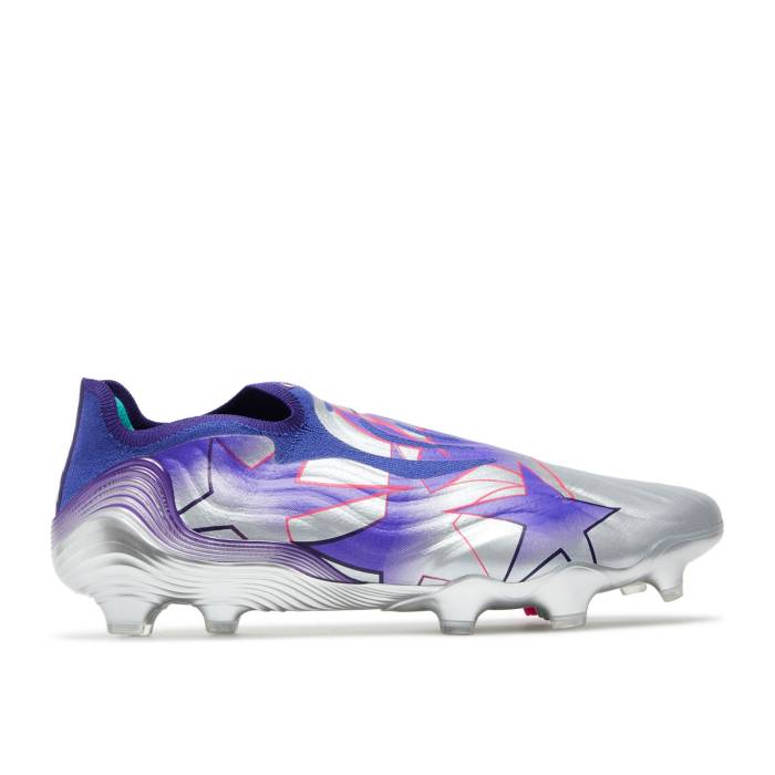 アディダス Adidas 【 Copa Sense+ Fg \u0027Uefa Champions League\u0027 Men Team College Purple/Silver Metallic/Mint Rush 】 メンズ Team 野球クラブ 分科大学 Purple 紫・パープル Silver しろがね色・しろがね色 rush 混雑時