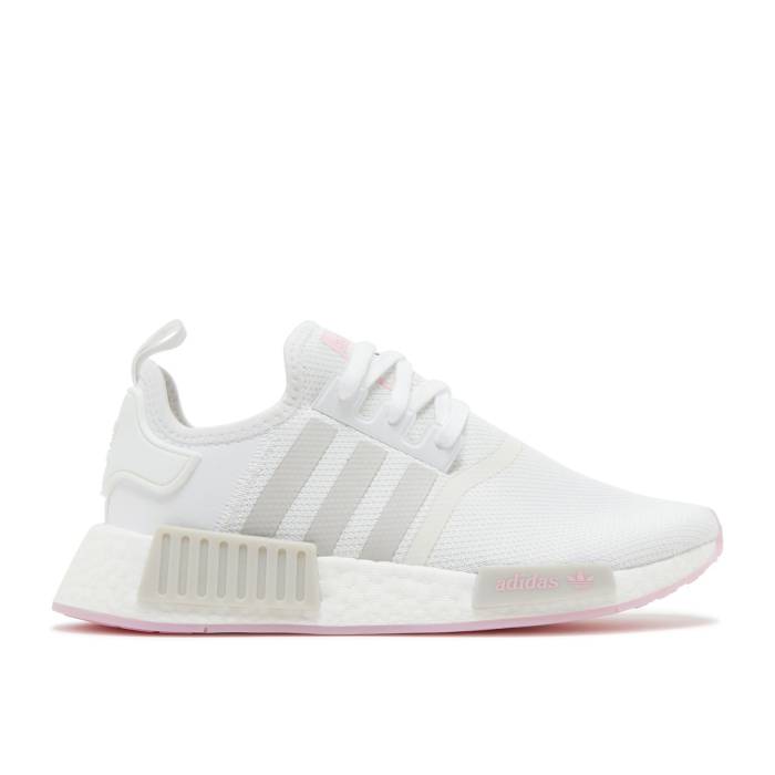 アディダス Adidas 【 Wmns Nmd_R1 'White Grey' Women Cloud White/Grey One/True Pink 】 レディース 白色 ホワイト 灰色 グレー pink ピンク