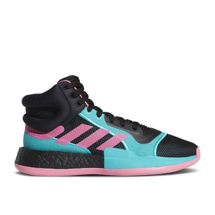 アディダス Adidas 【 Marquee Boost Black Shock Pink Aqua Men Core Black/Team Shock Pink/Hi-Res Aqua 】 ブースト ショック pink ピンク メンズ コア 黒色 ブラック Team チーム ショック pink ピンク アクア