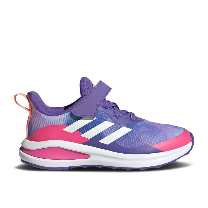 アディダス Adidas 【 Fortarun J Acid Wash Youth Purple Rush/Cloud White/Acid Red 】 ジュニア キッズ Purple 紫・パープル rush ラッシュ 白色 ホワイト Red 赤・レッド