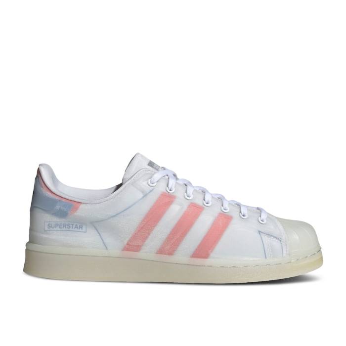 アディダス Adidas 【 Superstar Futureshell White Semi Solar Red Men Cloud White/Semi Solar Red/Bright Blue 】 Superstar スーパースター メンズ 白色 ホワイト Red 赤・レッド 青色 ブルー