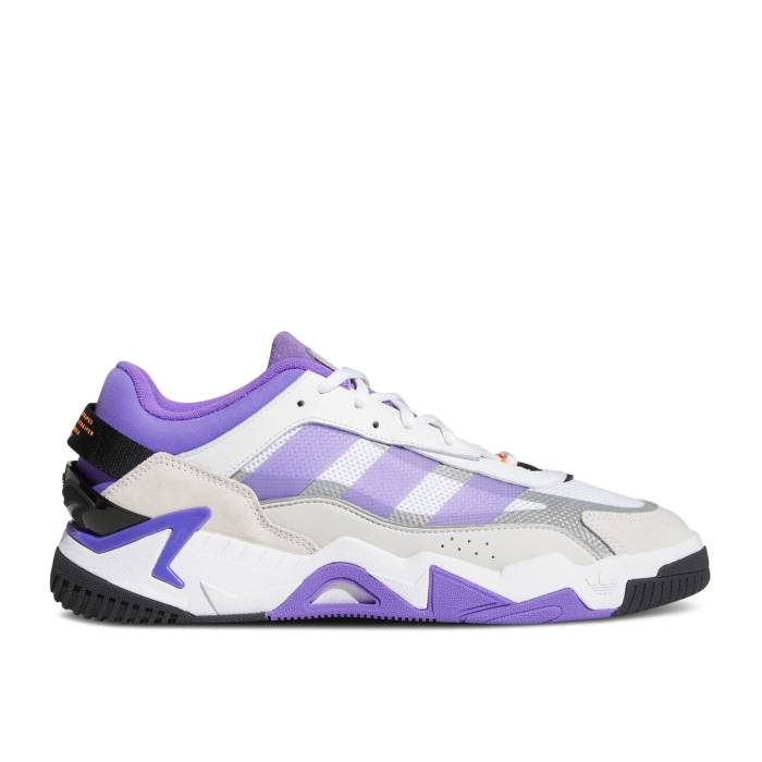 アディダス Adidas 【 Niteball 2.0 \u0027White Purple Rush\u0027 Men Cloud White/Purple Rush/Core Black 】 Purple 紫・パープル メンズ 白いこと 白いこと Purple 紫・パープル rush 混雑時 中核グループ 黒いこと 黒いこと