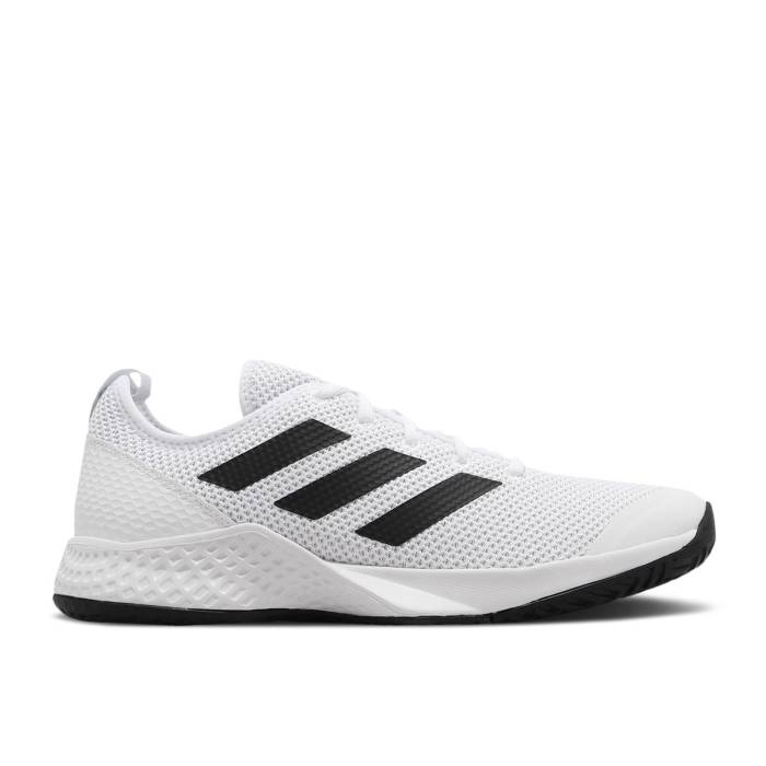 アディダス Adidas 【 Courtflash 'White Black' Men Cloud White/Core Black/Cloud White 】 メンズ 白色 ホワイト コア 黒色 ブラック