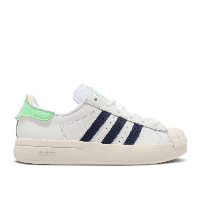 アディダス Adidas 【 Wmns Superstar Ayoon \u0027White Green\u0027 Women Footwear White/Off White/Night Sky 】 Superstar はやりっ子 レディース 白いこと 白いこと ナイト爵 天の原