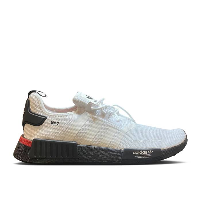 アディダス Adidas 【 Nmd_R1 'White Black Red' Men Cloud White/Core Black/Red 】 黒色 ブラック メンズ 白色 ホワイト コア 黒色 ブラック Red 赤・レッド