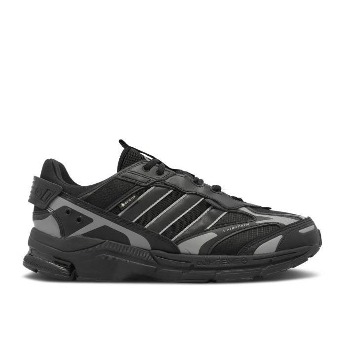 アディダス Adidas 【 Spiritain 2000 Gore-Tex \u0027Black Dark Grey\u0027 Men Core Black/Dark Grey/Iron Metallic 】 ゴアテックス メンズ 中核グループ 黒いこと 黒いこと 薄墨色 薄墨色