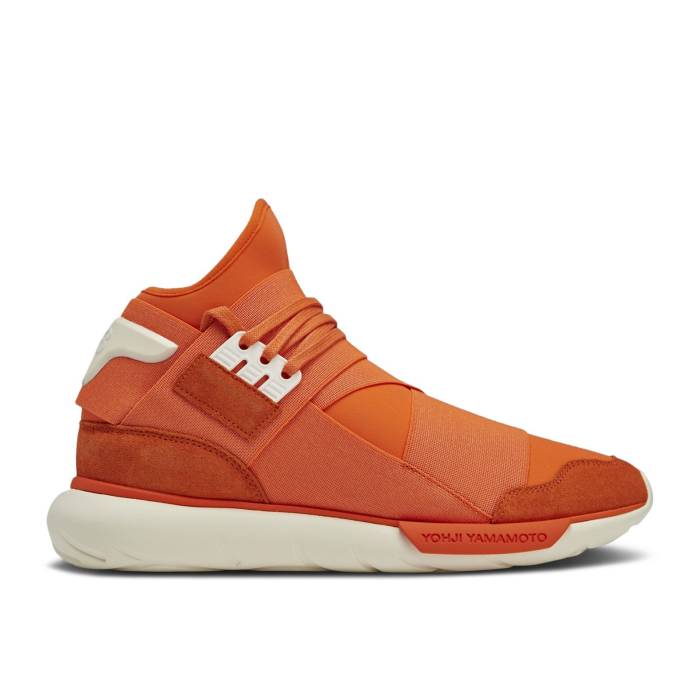 アディダス Adidas 【 Y-3 Qasa High \u0027Orange\u0027 Men Orange/Orange/Cream White 】 ご機嫌 メンズ orange 橙・オレンジ色 皮膚軟化剤 白いこと 白いこと