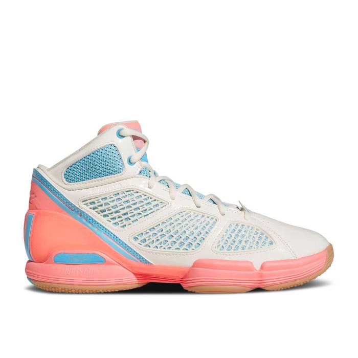 アディダス Adidas 【 Adizero Rose 1.5 Restomod 'Off White Acid Red' Men Off White/Acid Red/Bright Cyan 】 アディゼロ Rose ローズ 白色 ホワイト メンズ 白色 ホワイト Red 赤・レッド シアン