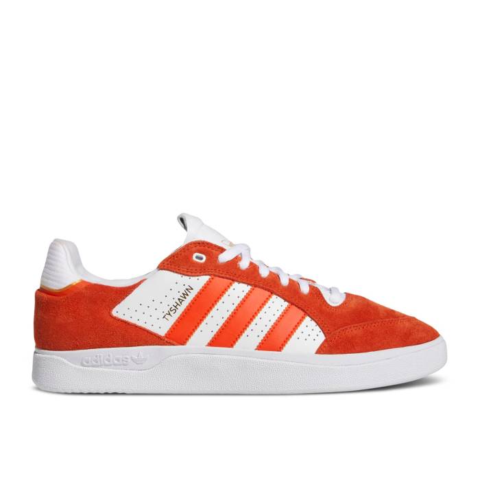 アディダス Adidas 【 Tyshawn Low \u0027Collegiate Orange\u0027 Men Collegiate Orange/Collegiate Orange/Cloud White 】 メンズ orange 橙・オレンジ色 白いこと 白いこと