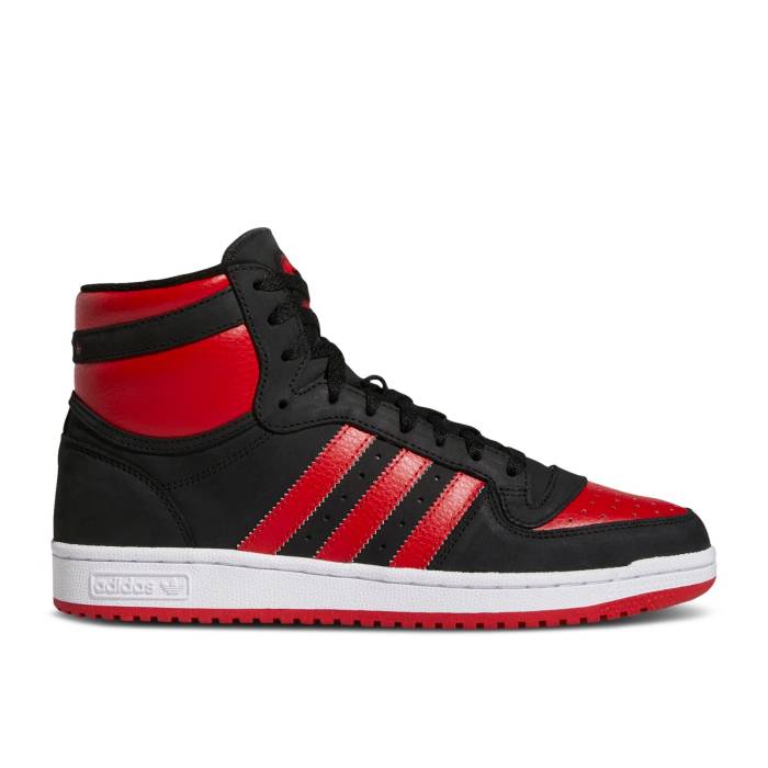 アディダス Adidas 【 Top Ten Rb \u0027Black Red\u0027 Men Core Black/Scarlet/Scarlet 】 メンズ 中核グループ 黒いこと 黒いこと