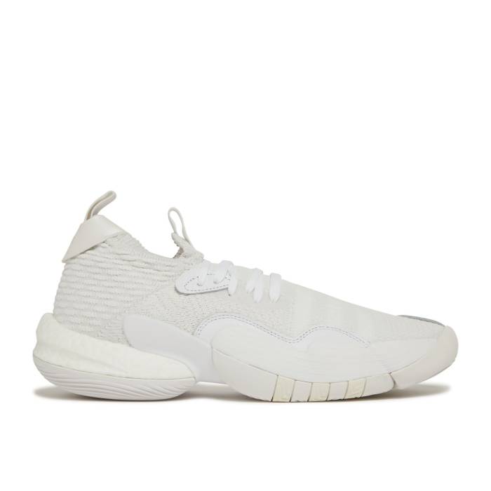 アディダス Adidas 【 Trae Young 2 \u0027Triple White\u0027 Men Cloud White/Crystal White/Zero Metallic 】 メンズ 白いこと 白いこと 皆無