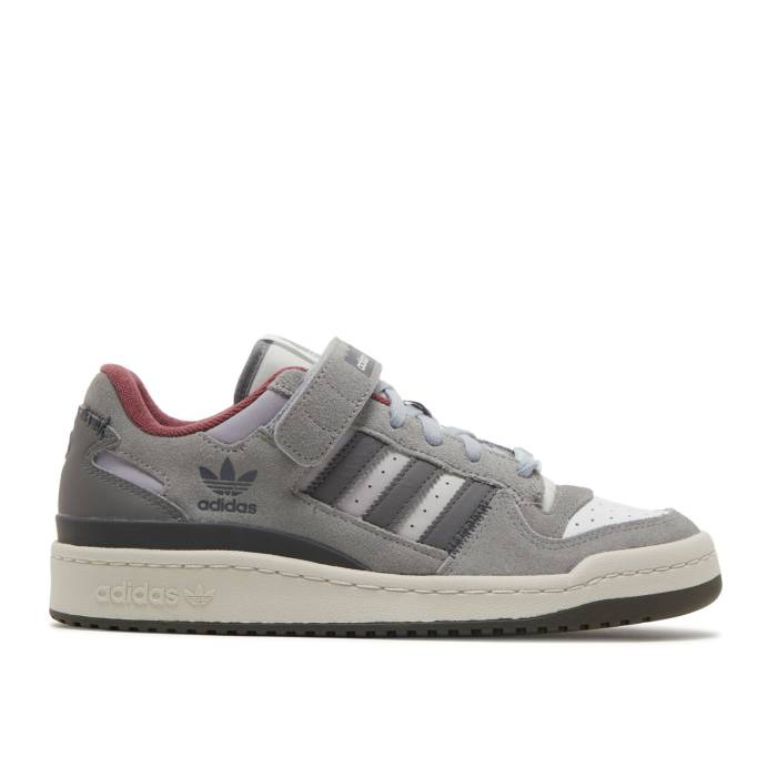 アディダス Adidas 【 Home Alone 2 X Forum 84 Low \u0027Pigeon Lady\u0027 Men Charcoal Solid Grey/Crystal White/Grey Four 】 討論会 メンズ 濃灰色 益荒男 薄墨色 薄墨色 白いこと 白いこと